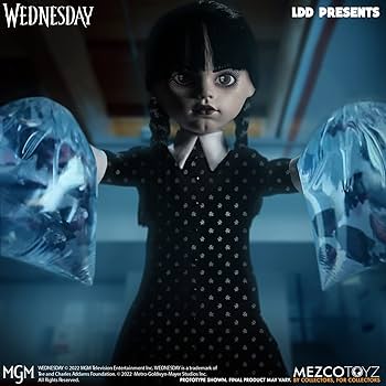 MEZCO リビングデッドドールズ ウェンズデー・アダムス with ハンド Amazon | メズコ(Mezco Toyz LLC) リビングデッドドールズ